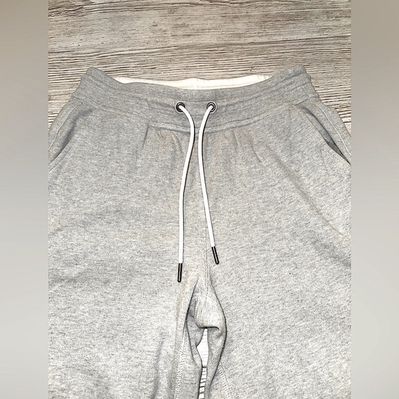 Brooks Brothers 100% Cotton Lounge Pants Tweed Grey & White Pockets S - Picture 4 of 14